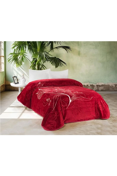 4 Kg Battaniye Supersoft Embos Kalın Yumuşak Peluş Çift Kişilik Yumoş Kabartma 220x240 cm Elite - 5