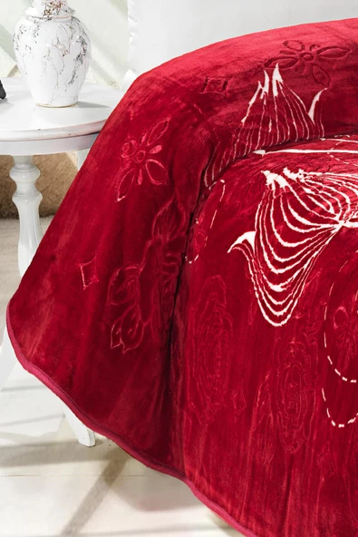 4 Kg Battaniye Supersoft Embos Kalın Yumuşak Peluş Çift Kişilik Yumoş Kabartma 220x240 cm Elite - 2