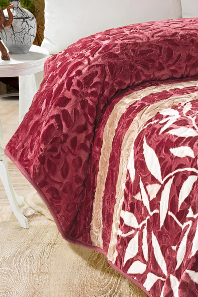 4 Kg Battaniye Supersoft Embos Kalın Yumuşak Peluş Çift Kişilik Yumoş Kabartma 220x240 cm Florin - 7