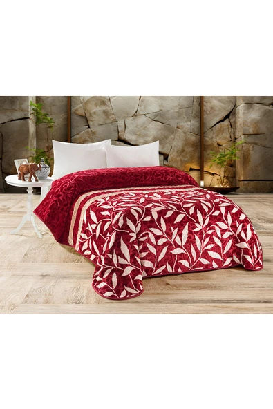4 Kg Battaniye Supersoft Embos Kalın Yumuşak Peluş Çift Kişilik Yumoş Kabartma 220x240 cm Florin - 5