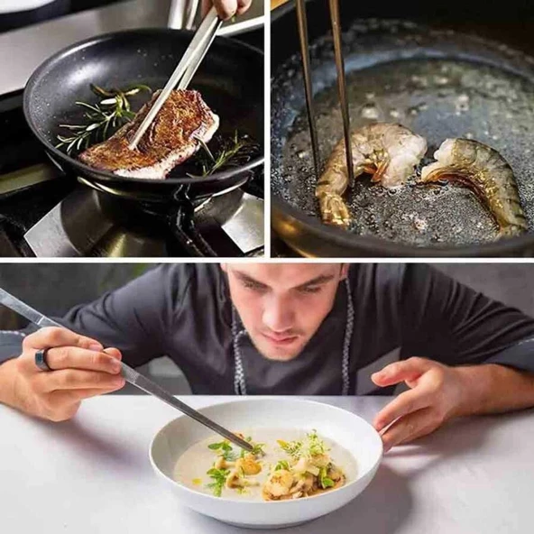 Profesyonel Şef Dekor Cımbızı Düz 20 CM (DDC-20) - Resim 3