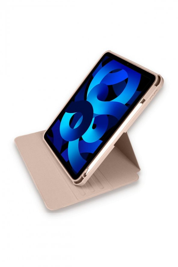 iPad 10.2 İnç (7.nesil) 360° Uyumlu Dönebilen Standlı Kalemlikli Kılıf - 3