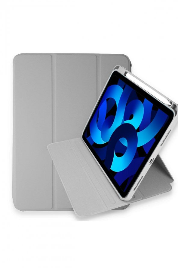 iPad Pro 11 İnç Uyumlu (2020) 360 Dönebilen Standlı Kalemlikli Kılıf - 8