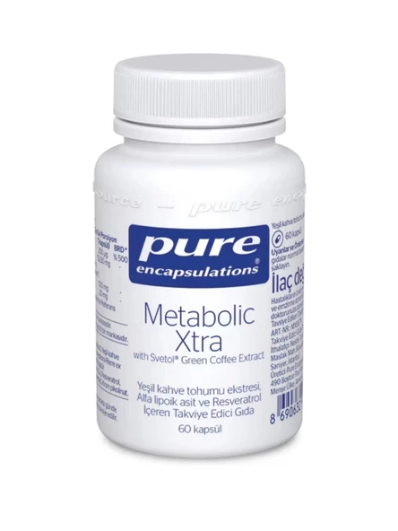 Pure Encapsulations Metabolic Xtra 60 Kapsül - 1