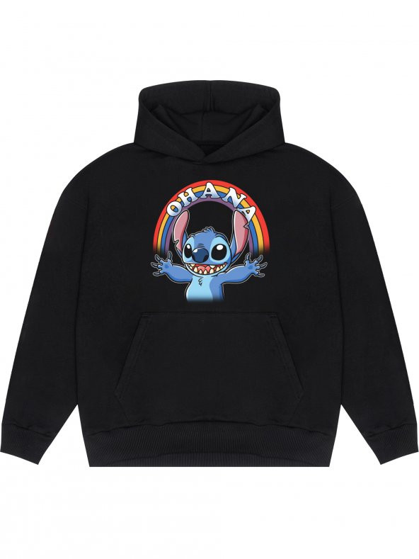 Ohana Lilo and Stitch Unisex Oversize Premium Hoodie