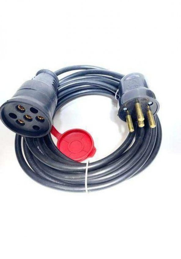 Trifaze Uzatma Fiş-Priz 4x2.5 mm Kablolu 2 Mt. - 1