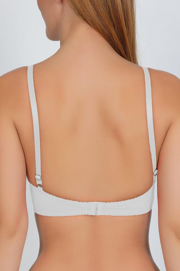 Beyaz Dantel Kapsız Bralet Sütyen - 3