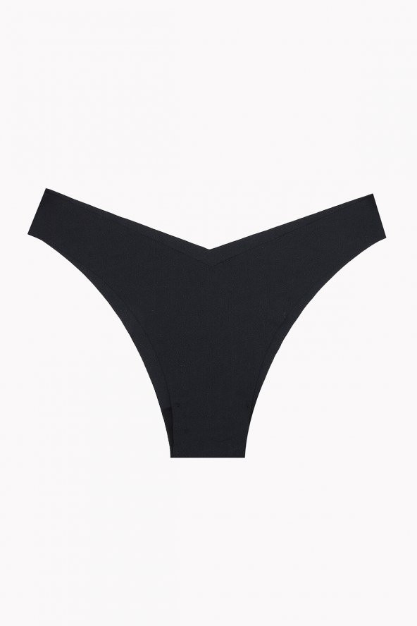 Siyah 3lü Lazer V Shape Brazillian Külot - 3