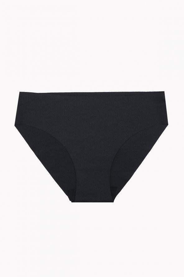 Siyah 3lü Lazer Kesim Basic Külot - 3