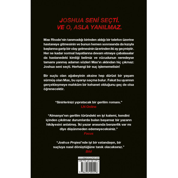 Joshua Projesi - Sebastian Fitzek - Resim 2