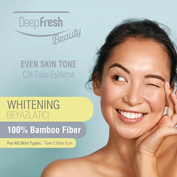 Deep Fresh Ginseng ve Rice Beyazlatıcı Cilt Tonu Eşitleme Kağıt Yüz Maskesi 3 adet - 2