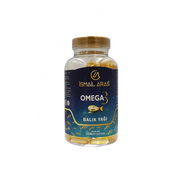 İsmail Aras Omega 3 Balık Yağı Softgel 200'lü