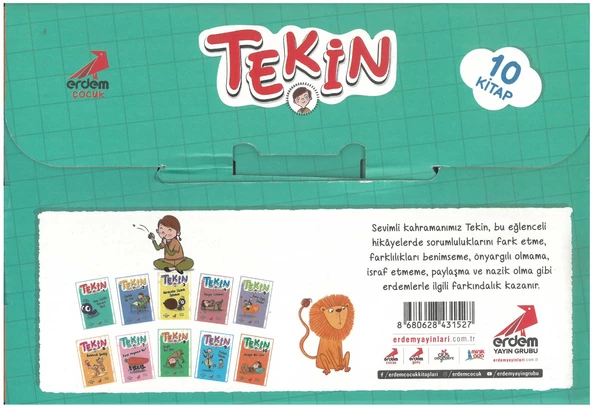 Tekin Serisi 7 - 8 Yaş (10 Kitap 32 Sayfa) Erdem Çocuk - Resim 2