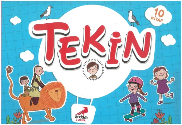 Tekin Serisi 7 - 8 Yaş (10 Kitap 32 Sayfa) Erdem Çocuk