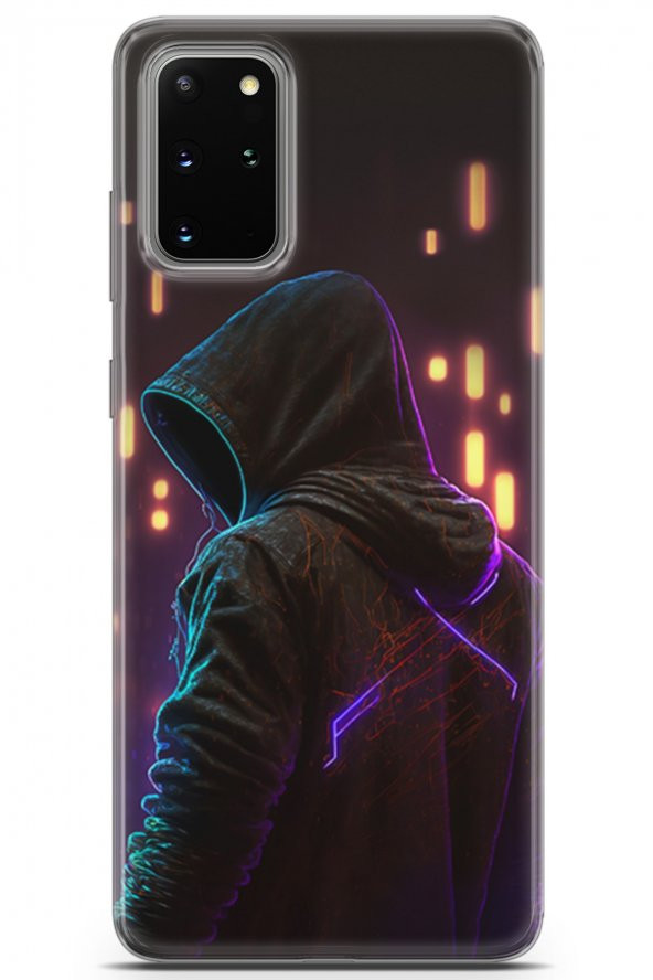 Samsung Galaxy S20 Plus Uyumlu Kılıf Opus 14 Halloween Led Cover Kılıf Happy