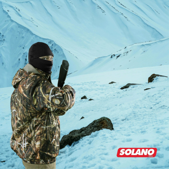 AVCI MONT SU GEÇİRMEZ SAZ DESEN POLARLI KAPŞONLU SOĞUK İKLİM MONT - 5