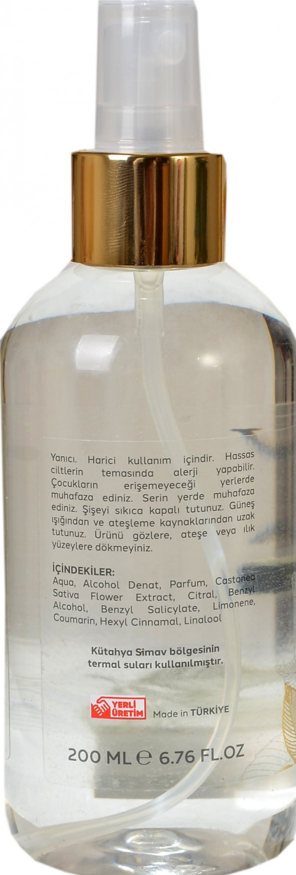 SİMAV Kestane Özlü ve Termal Sulu Kolonya 2li Set 900ml + 200ml - 7