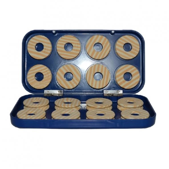 Captain 7206 Yemli Takım Saklama Kutusu 16lı  (Mıknatıslı Kapak)