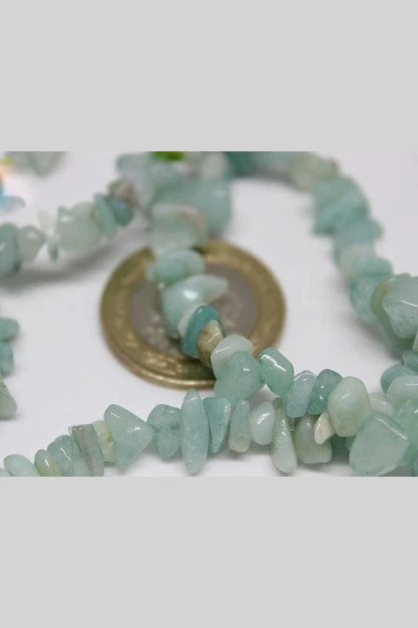 Amazonit Kırık Doğal Taş Dizisi - Resim 4