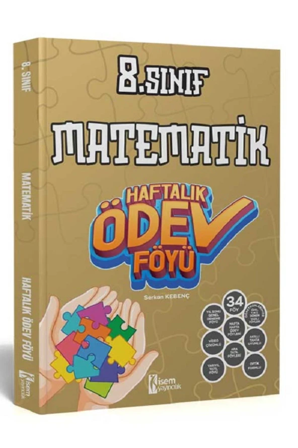 İSEM Yayıncılık 8. Sınıf Matematik Haftalık Ödev Föyü
