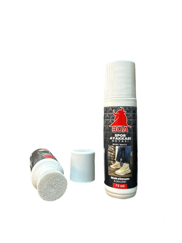 BOA Beyaz Spor Ayakkabı Temizleme Boyası - Resim 2