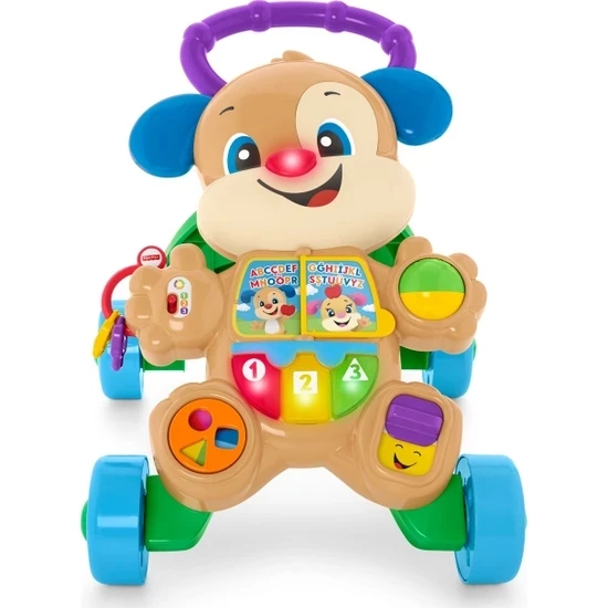 Fisher-Price Eğlen&Öğren Eğitici Köpekçik Yürüteç ,6 - 36 aylık, FTG10