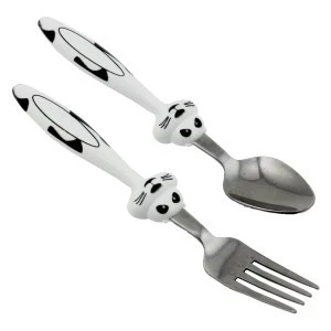 Mama Çatal Kaşık Seti - 18 cm - Mavi - 3