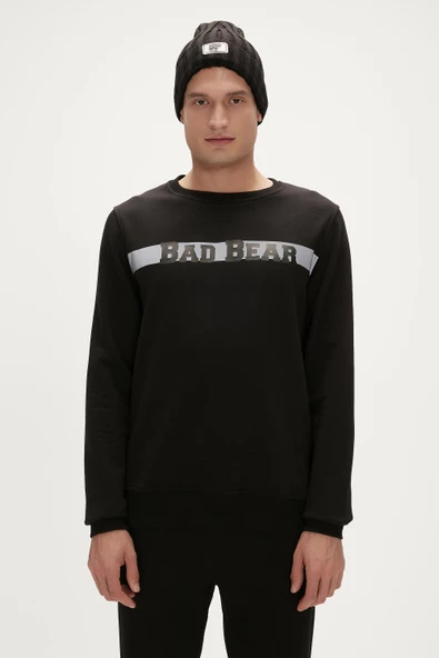 REFLECT BEAR CREWNECK / SİYAH ERKEK 23.02.12.021