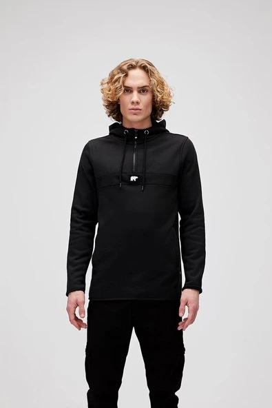 DEFENCE HALF-ZIP HOODIE/NIGHT