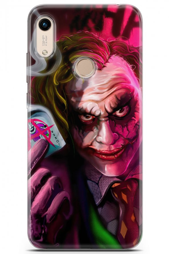 Honor 8A Pro Uyumlu Kılıf Dc 23 Joker Kart Telefon Kabı Çok Renkli