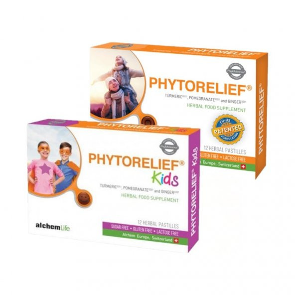 Phytorelief Kids 12 Pastil 2Li PAKET (SKT:10/2024)
