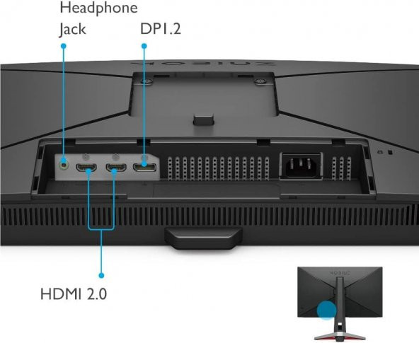 BenQ Mobiuz EX2510S 24.5" 1 ms Full HD FreeSync IPS Oyuncu Monitörü Teşhir - 3