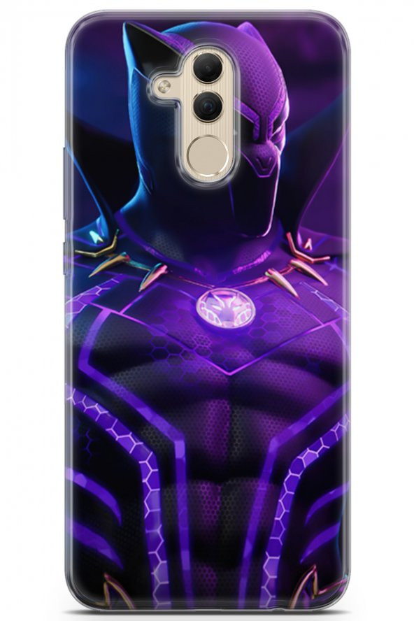 Huawei Mate 20 Lite Uyumlu Kılıf Dc 13 Mor Panter Fortnite Case Kapak Mor