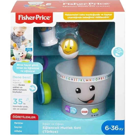 Gmx54 Fisher-price® Eğitici Mutfak Seti / Türkçe 6-36 aylık