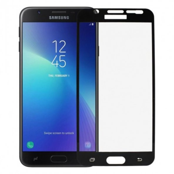 Samsun Galaxy J7 2018 Tam Kaplayan 9d Seramik Nano Esnek Ekran Koruyucu Cam