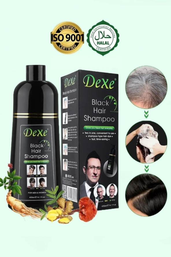 Dexe Saç Siyahlaştırıcı Şampuan 400 Ml Büyük Boy - 2