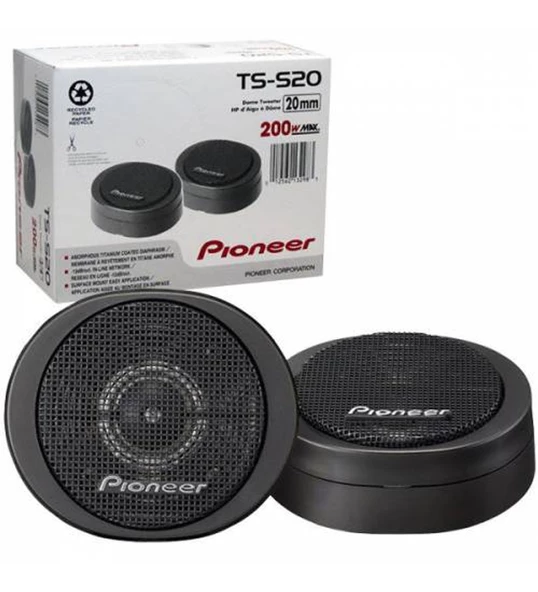 Pioneer TS-S20 200 Watt Tweeter Anfi Uyumlu Oto Hoparlör