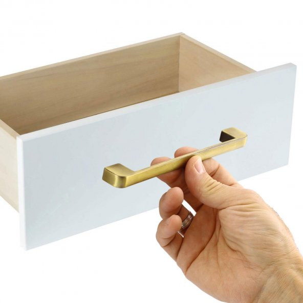 Gölcük Oval Metal Eskitme Antik Sarı 160 mm Mobilya Mutfak Çekmece Dolap Dolabı Kulpu Kulbu Kulpları - 4