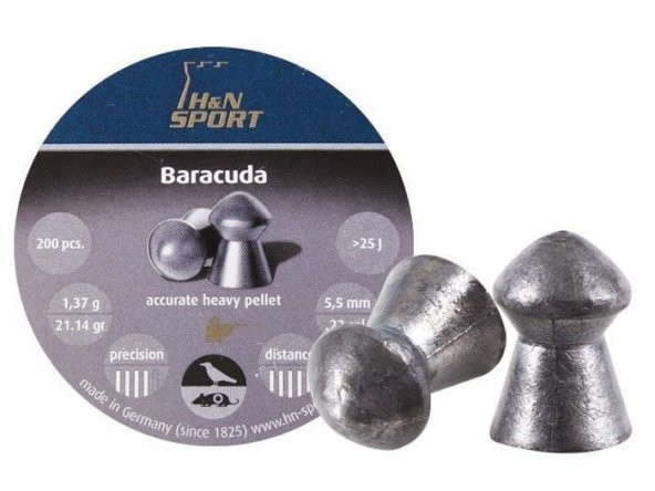 H&N DIABOLO BARACUDA 5.5 CAL HAVALI SAÇMA - 6
