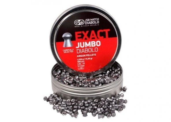 JSB DIABOLO JUMBO EXACT 5.50 MM HAVALI SACMA - 3