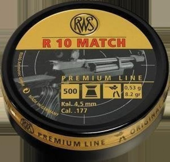 RWS R10 MATCH 4.49 CAL TÜFEK SAÇMASI - 6