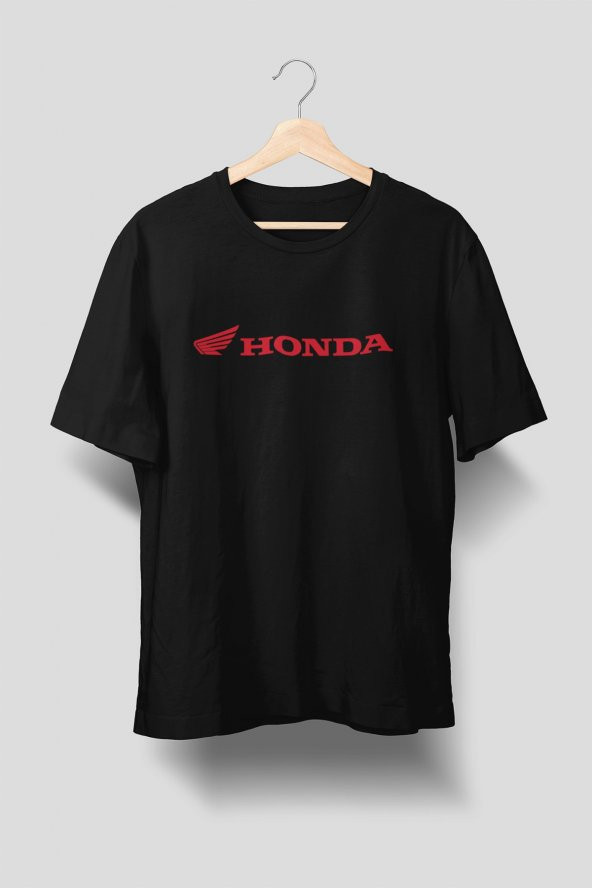 Honda Logolu Baskılı Tişört