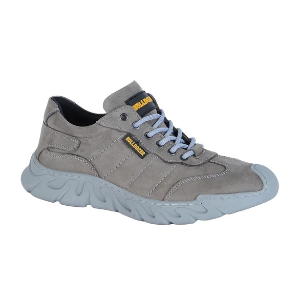 Bulldozer 240041 Gri Nubuk %100 Deri Erkek Casual Ayakkabı - 2