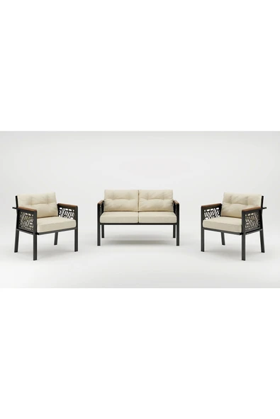 adımshops MELİSA Balkon-bahçe-kafe Çay Seti Koltuk Oturma Takımı-oturma Grubu,ofis Koltuğu
