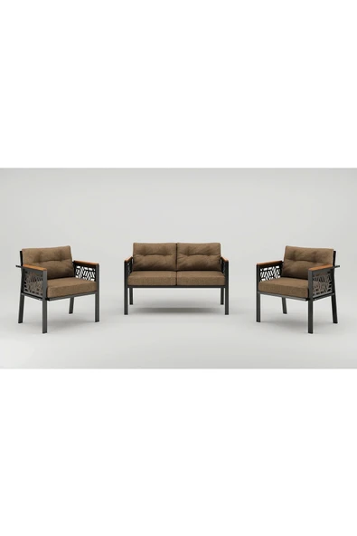 adımshops MELİSA Balkon-bahçe-kafe Çay Seti Koltuk Oturma Takımı-oturma Grubu,ofis Koltuğu - 2