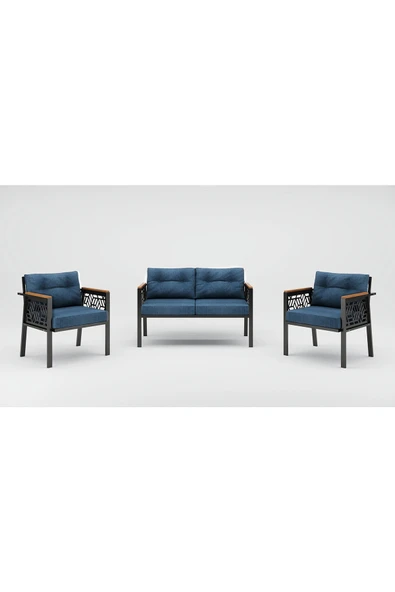 adımshops MELİSA Balkon-bahçe-kafe Çay Seti Koltuk Oturma Takımı-oturma Grubu,ofis Koltuğu