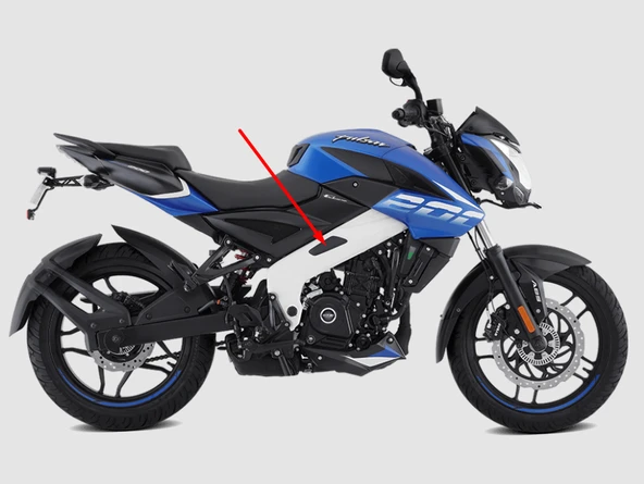 Bajaj Pulsar 200 NS Şase Bandı Sol 2021 - Resim 2