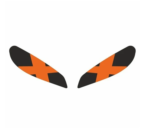 CF Moto 250 SR Far Stickeri Turuncu X ürün görseli