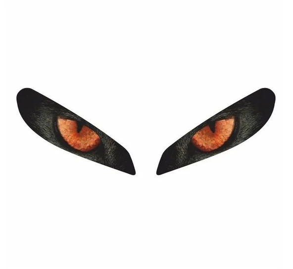 CF Moto 250 SR Far Stickeri Turuncu ürün görseli 1