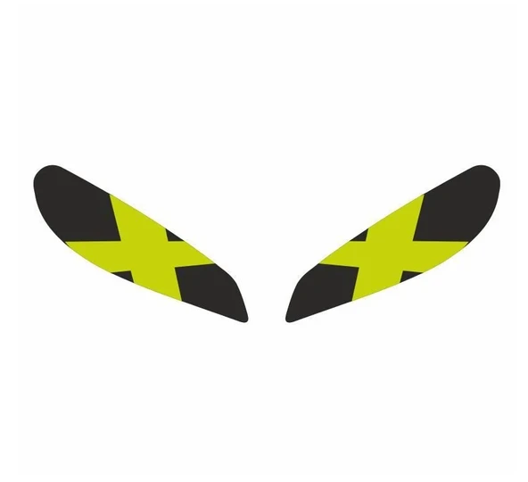 CF Moto 250 SR Far Stickeri Sarı X ürün görseli